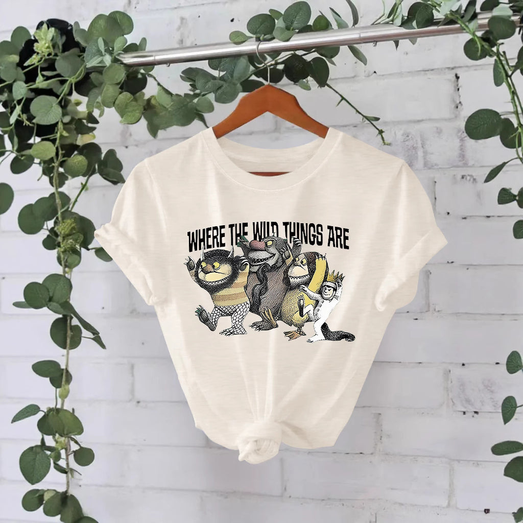 Printed Short Sleeve Monster